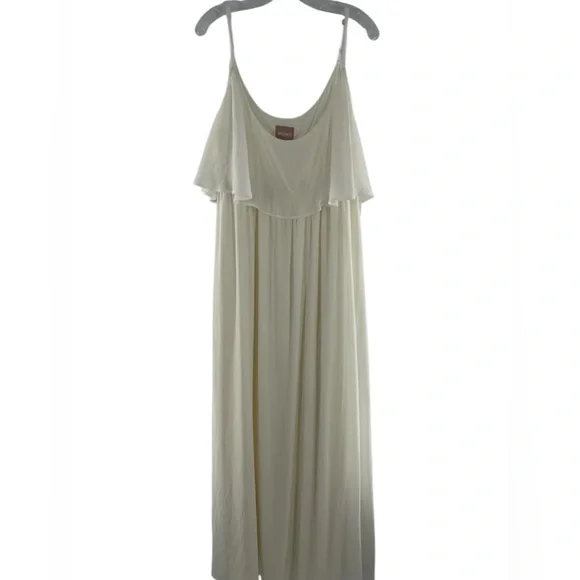 NWT Show Me Your Mumu Caitlin Ruffle Bridesmaids Maxi Dress 1X